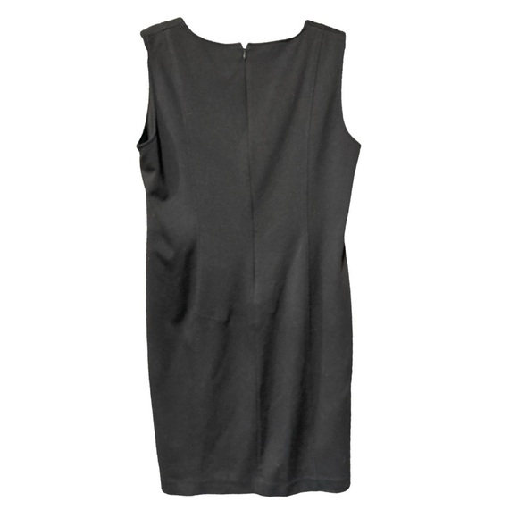 ✅ Calvin Klein Women’s Black Size 14W Form Fitting Sleeveless Dress - Picture 4 of 4